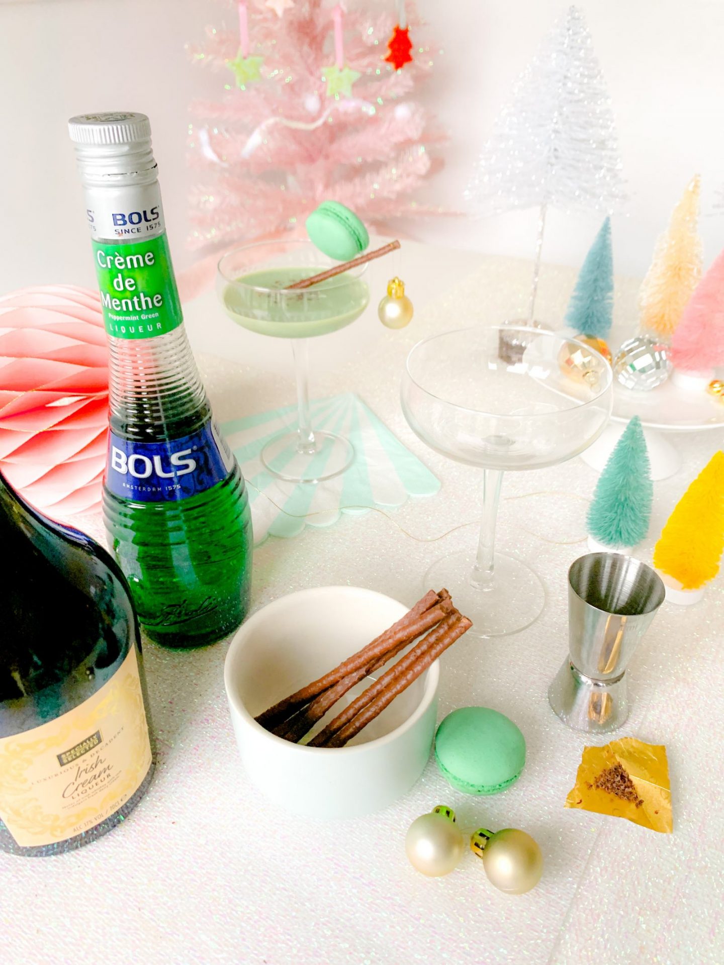 Mint Chocolate Christmas Cocktail
