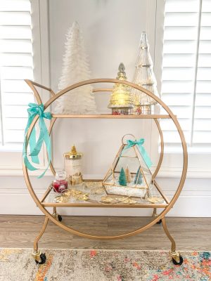 before & after: cosy Christmas family room makeover