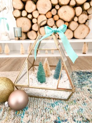 before & after: cosy Christmas family room makeover