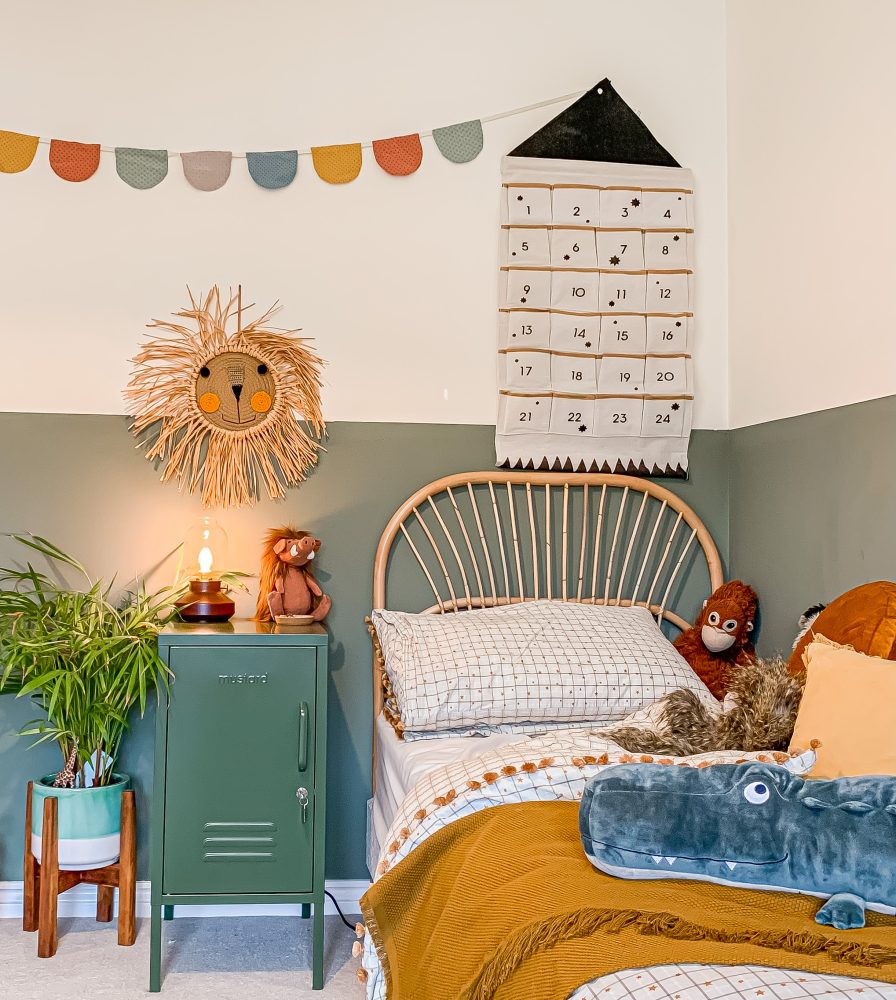 monochrome wall advent calendar