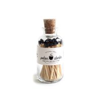 Halloween Black Safety Matches Apothecary Jar