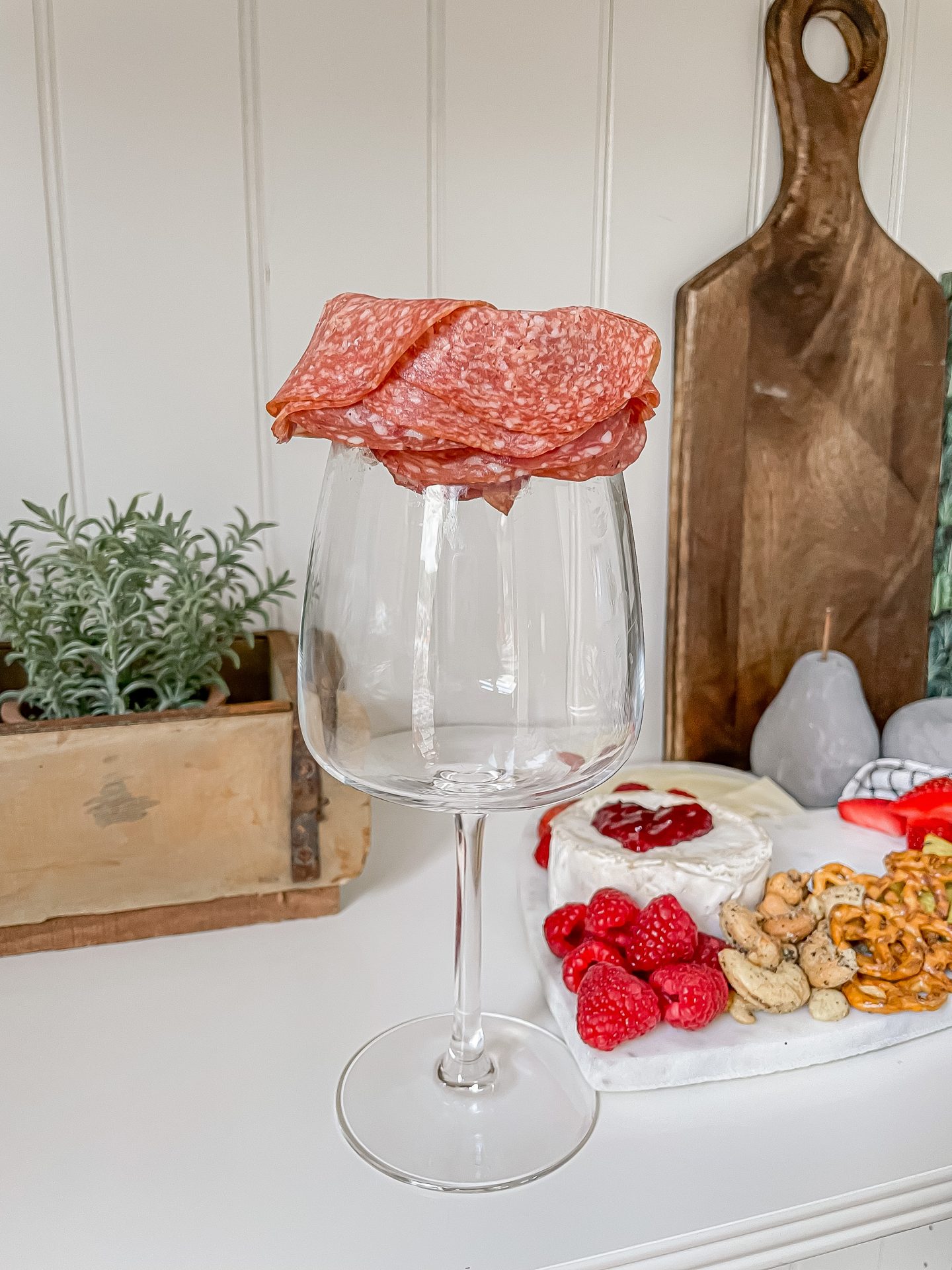 How To Make a Charcuterie Board Salami Rose