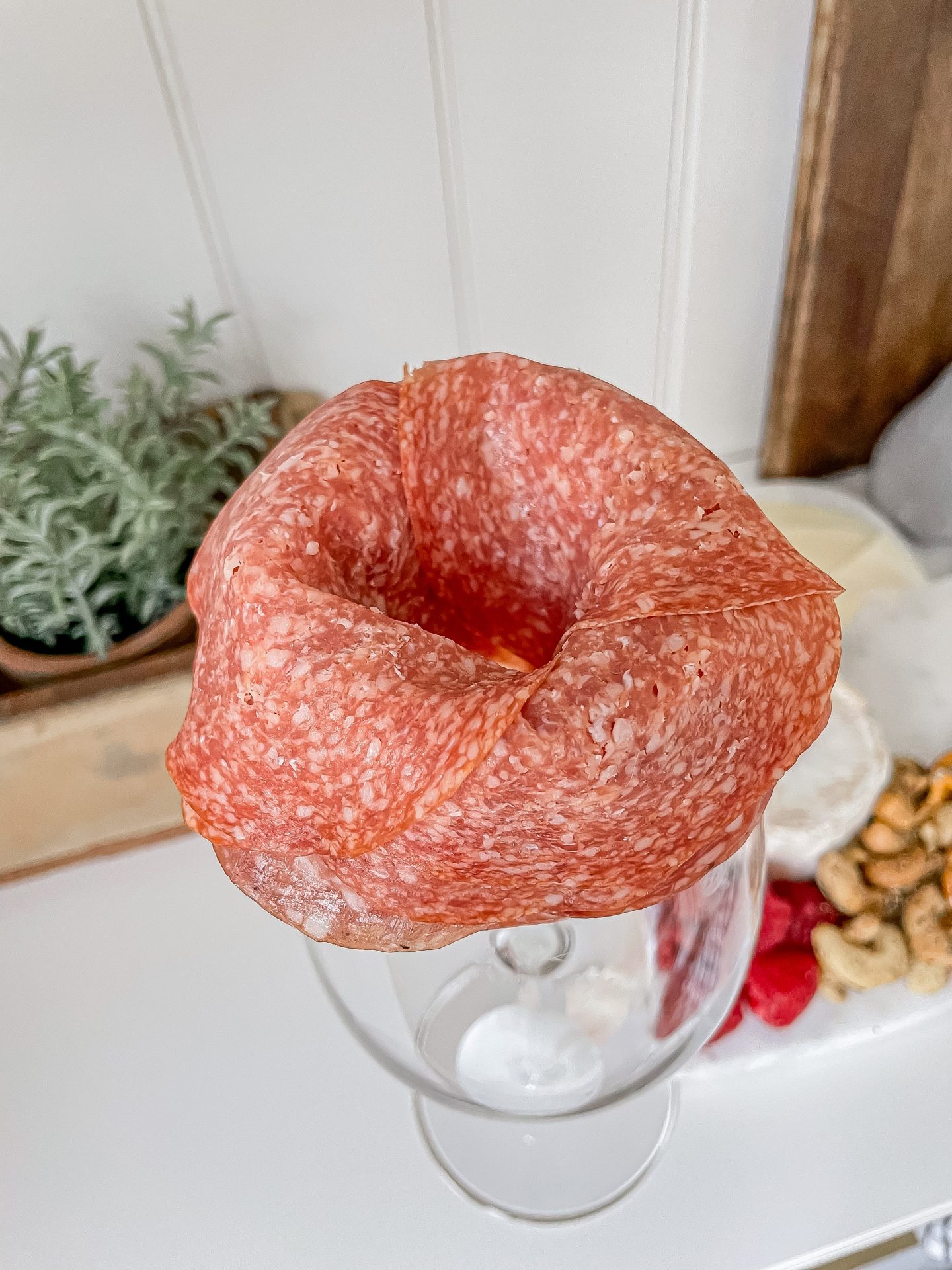 How To Make a Charcuterie Board Salami Rose