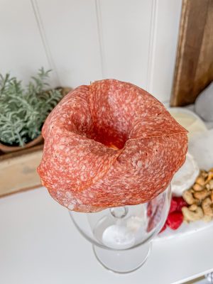 How To Make a Charcuterie Board Salami Rose