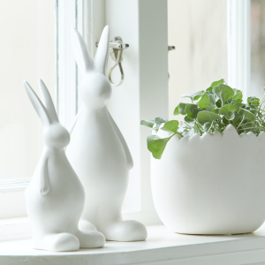 White Nordic Hare Ornament