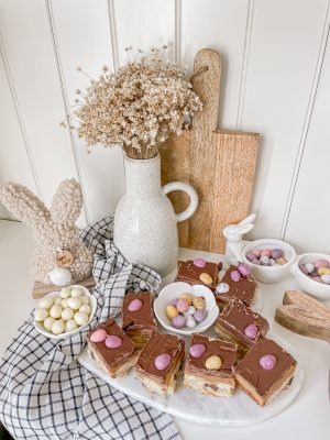 Mini Eggs Millionaires Shortbread Easter Treat Recipe