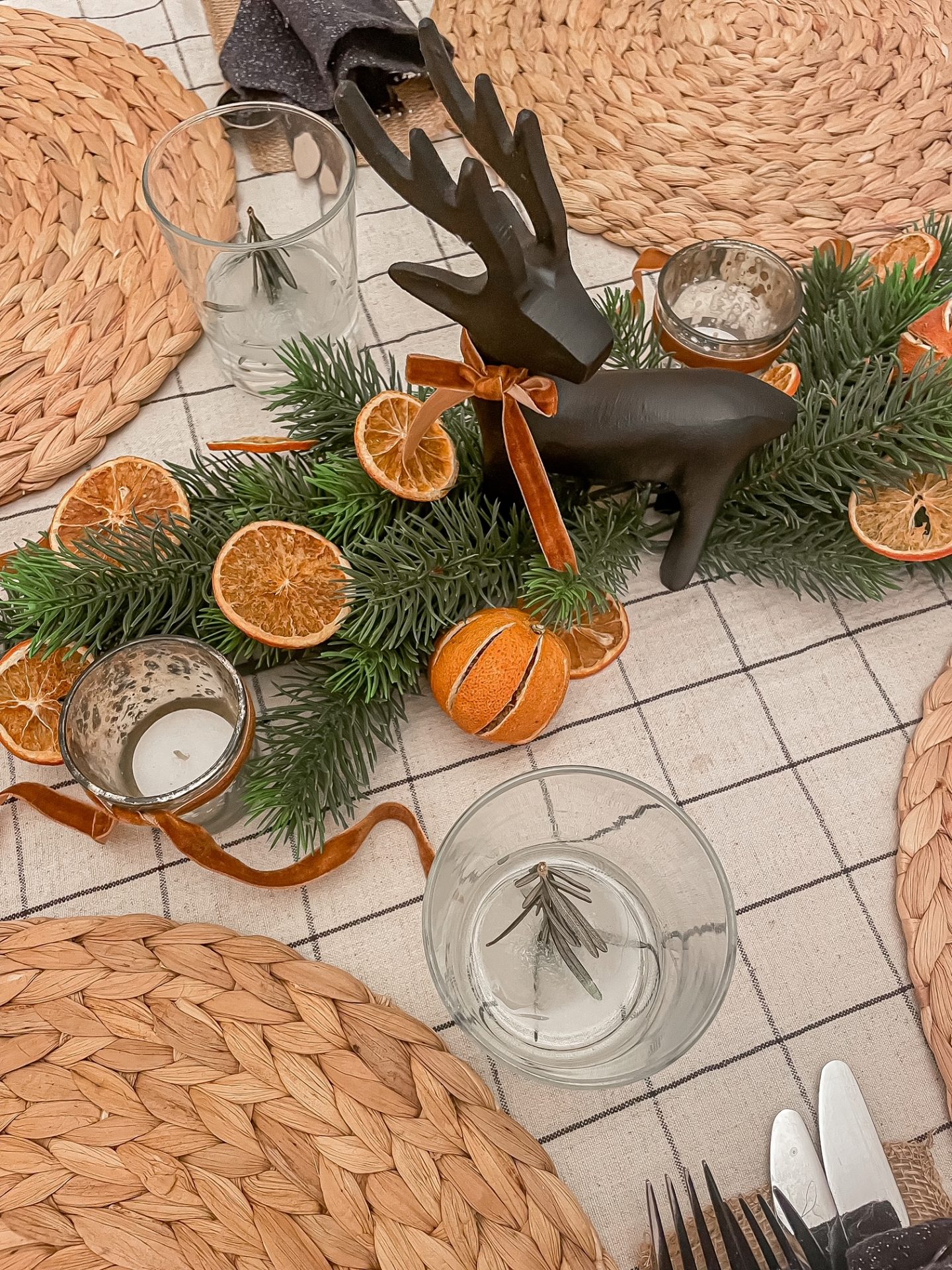 Viral Snow Globe Risemary Tree Cocktail Glass