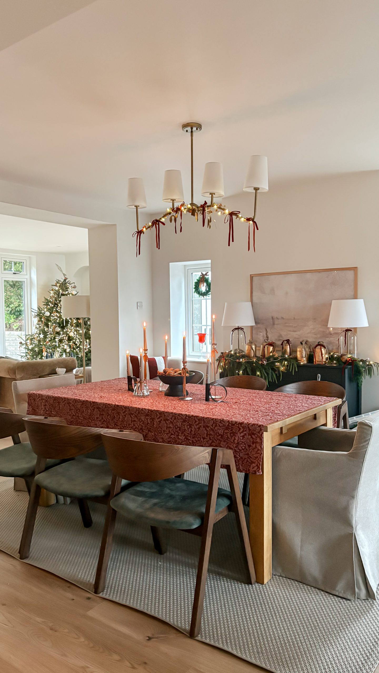 Christmas in July: Modern Organic Holiday Decor in a 1930s Renovated Home