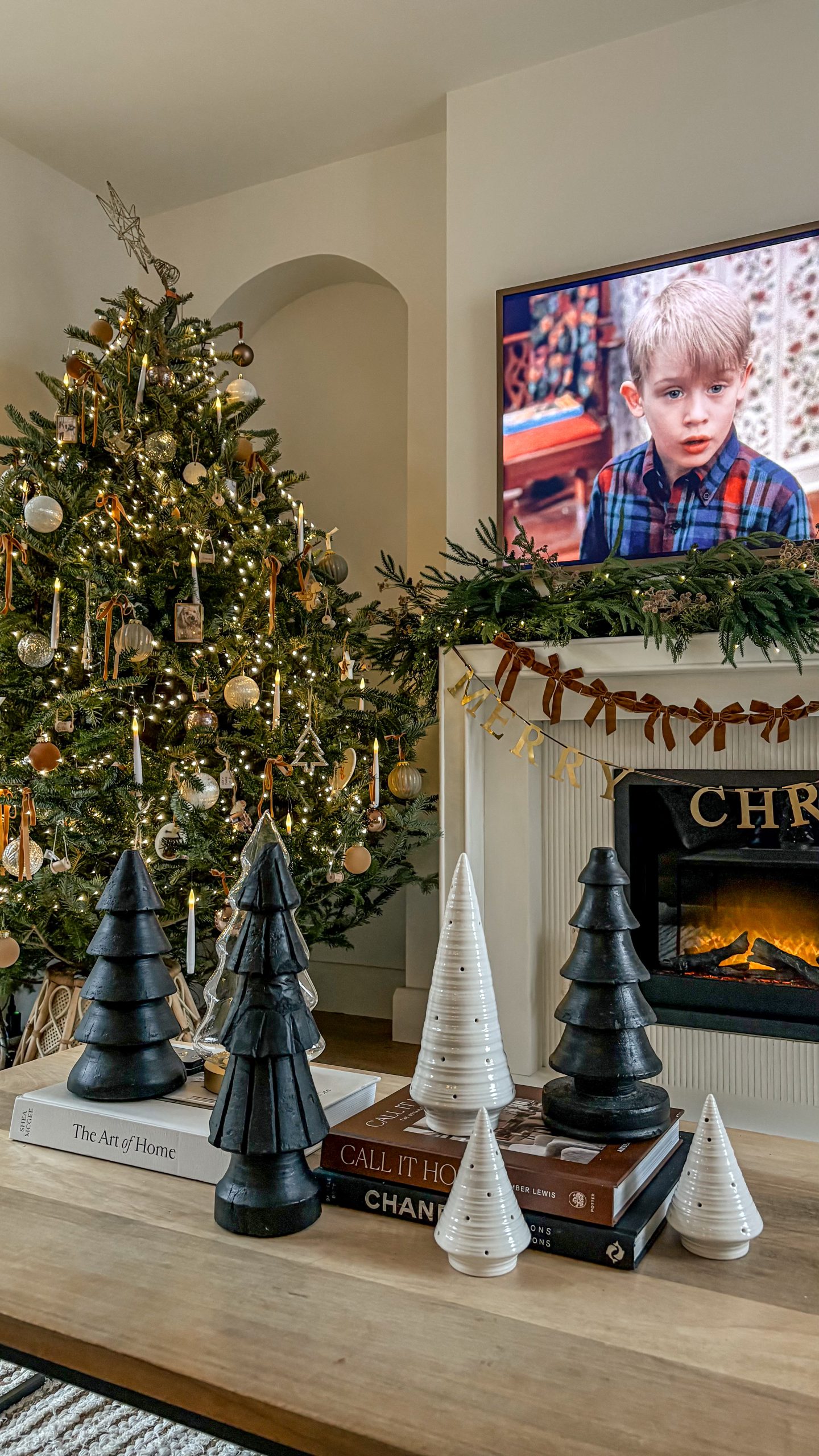 Christmas in July: Modern Organic Holiday Decor in a 1930s Renovated Home